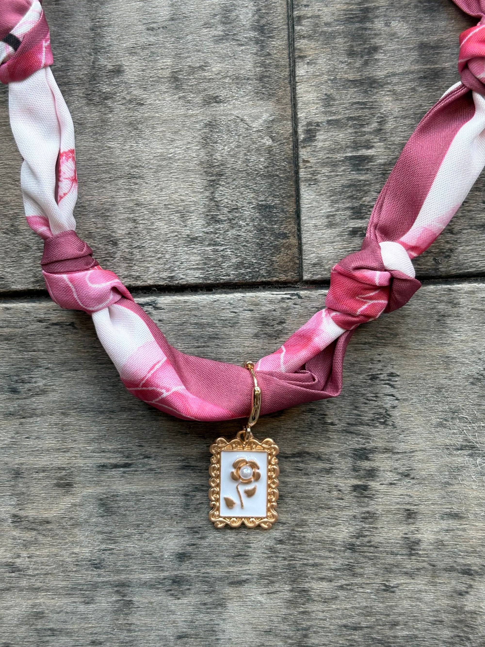 Scarf Charm Necklace