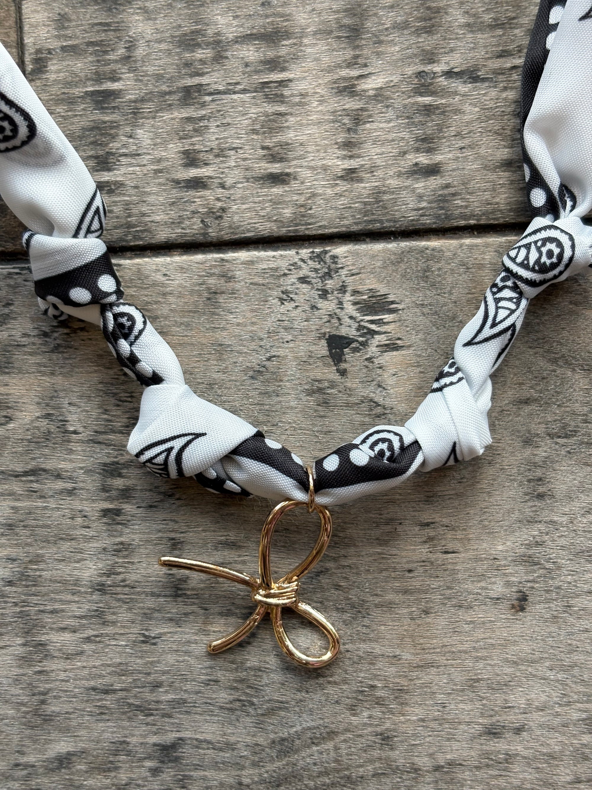 Scarf Charm Necklace