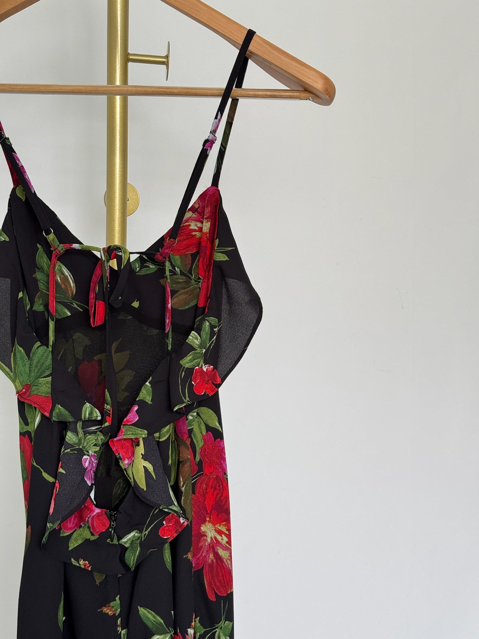 MIDNIGHT DAHLIA Maxi Dress