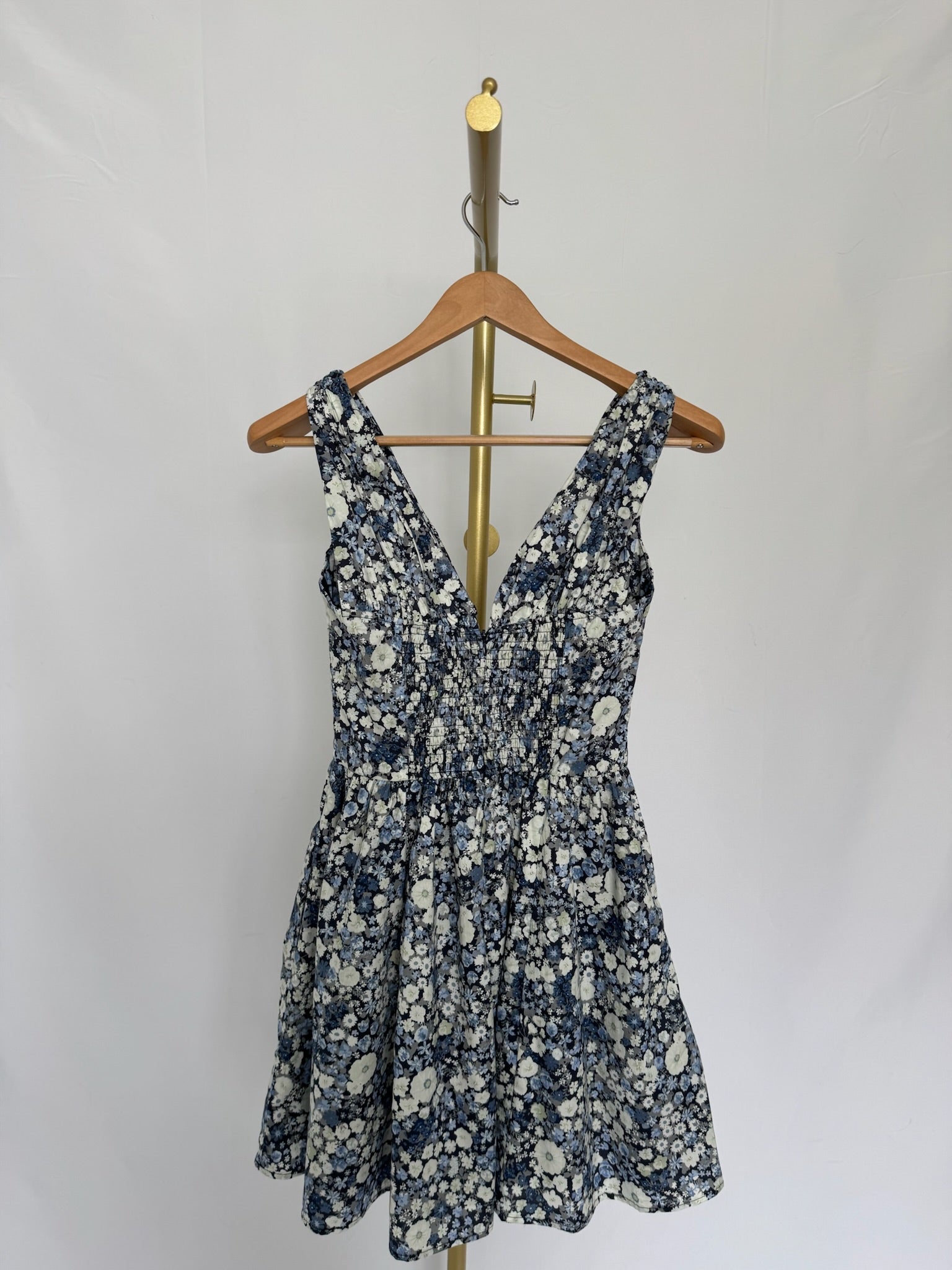 NAVY DAISY Mini Dress