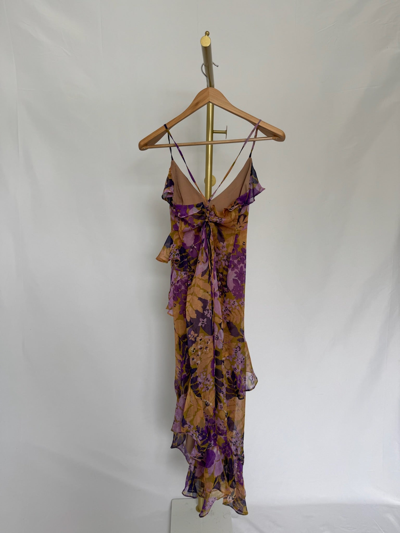 LUPINE BLOOM Floral Maxi Dress