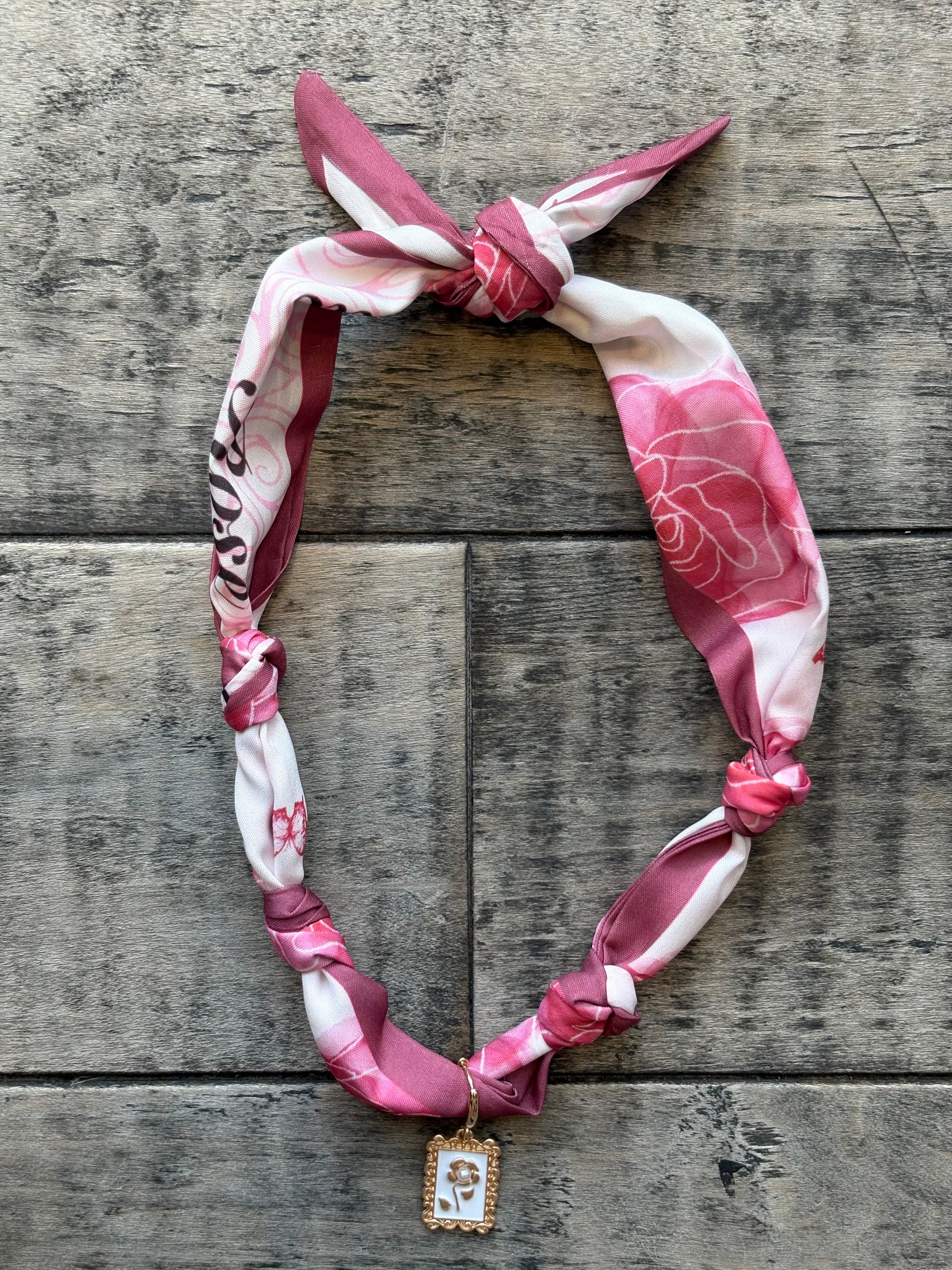 Scarf Charm Necklace