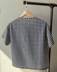 ON THE PATIO Gingham Top