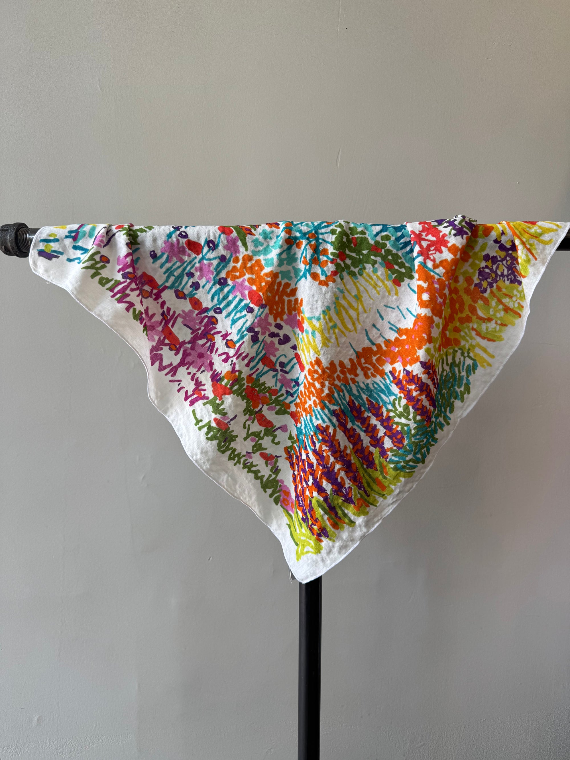 Floral Cotton Scarf