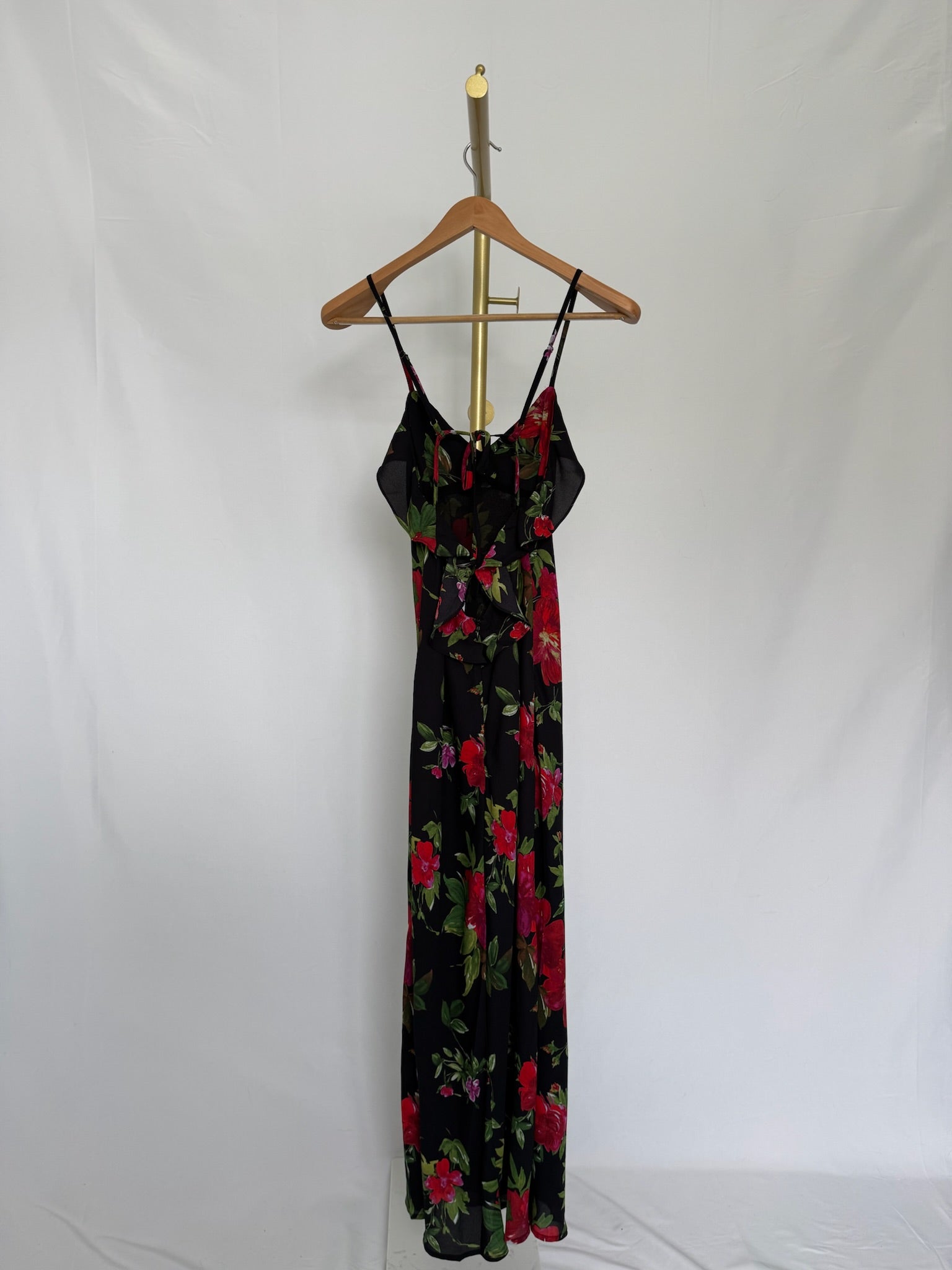 MIDNIGHT DAHLIA Maxi Dress
