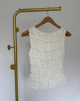 CRUISIN Ruched Lace Top