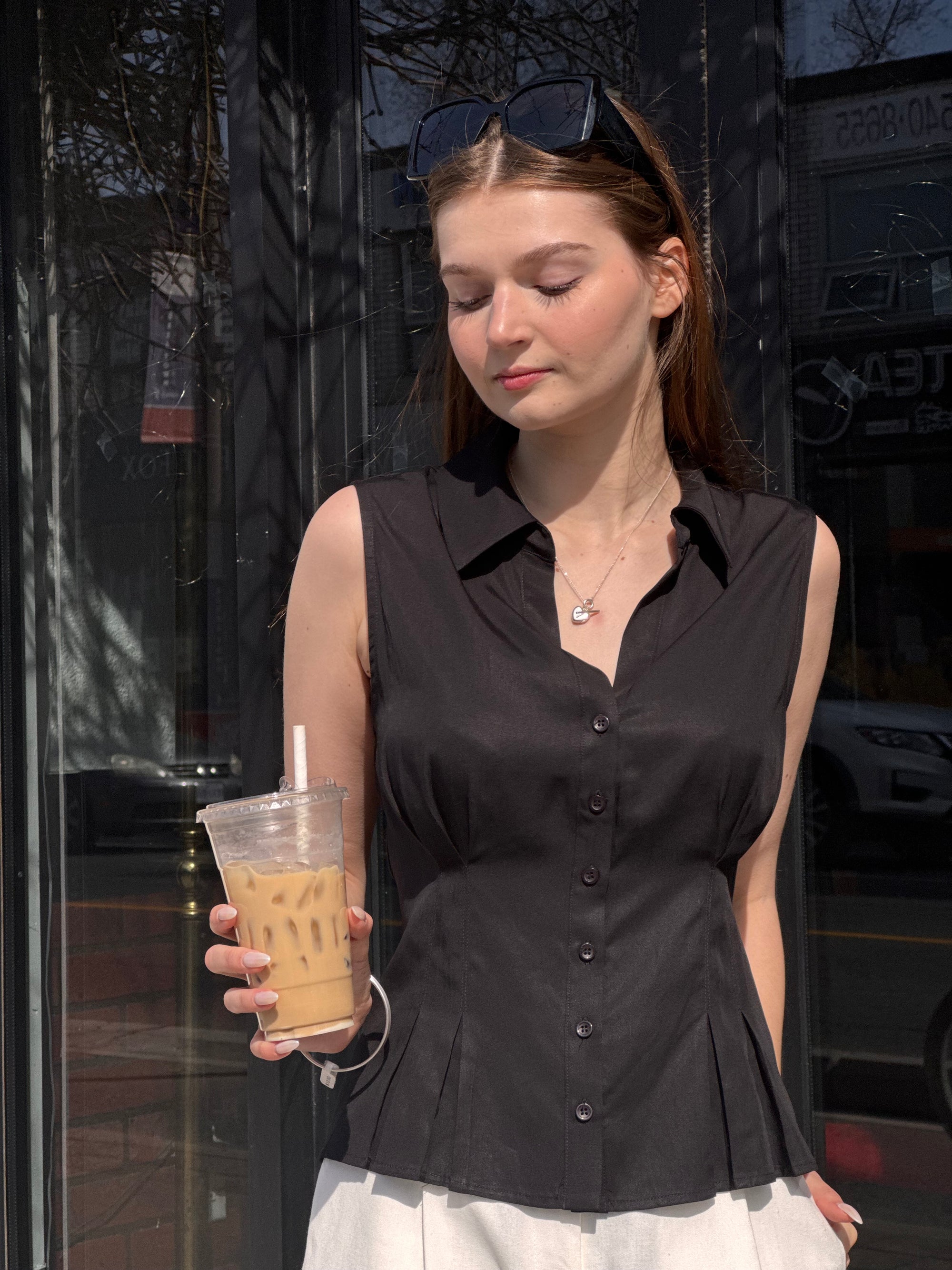 CHARLI Sleeveless Shirt