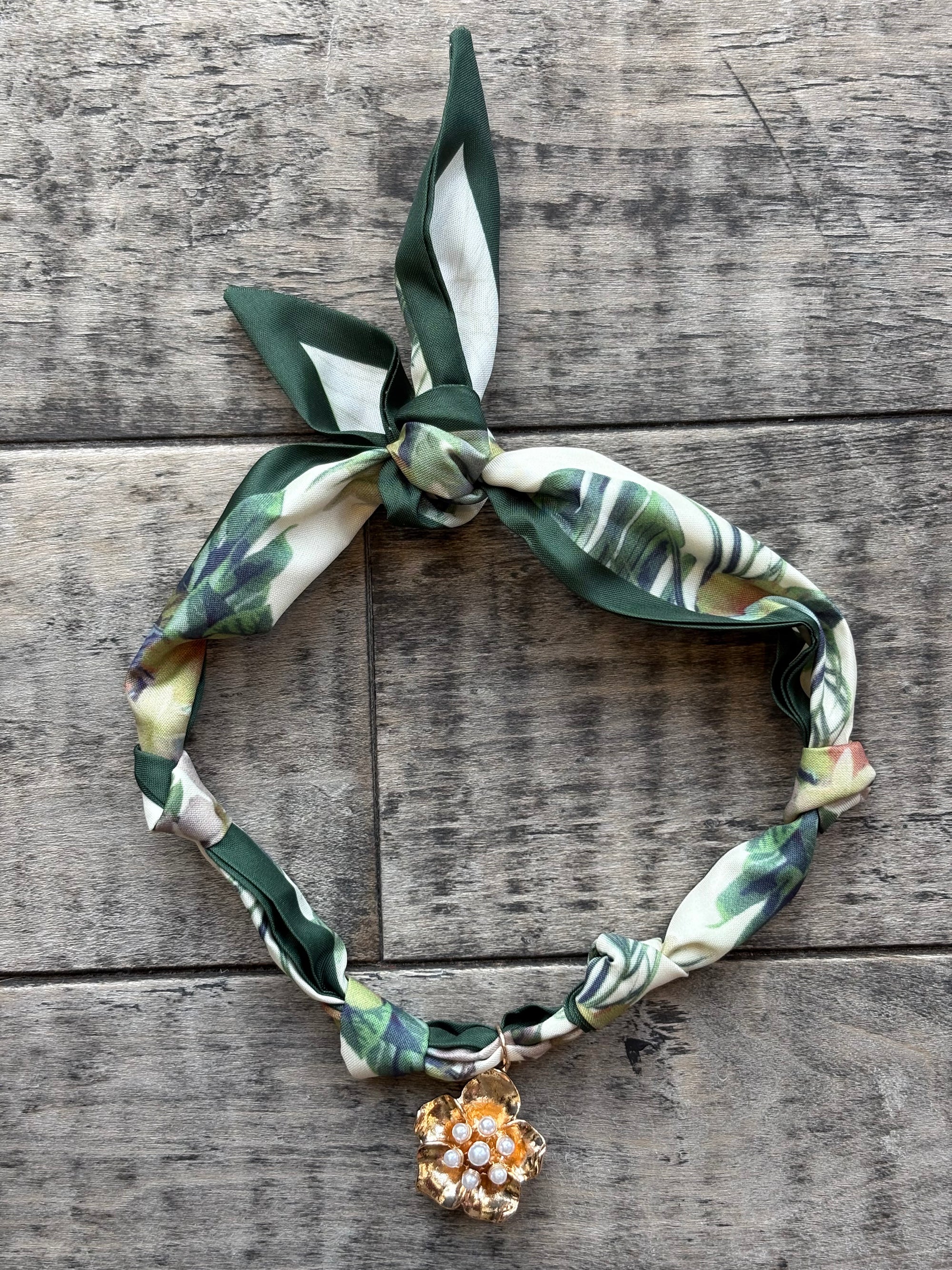Scarf Charm Necklace