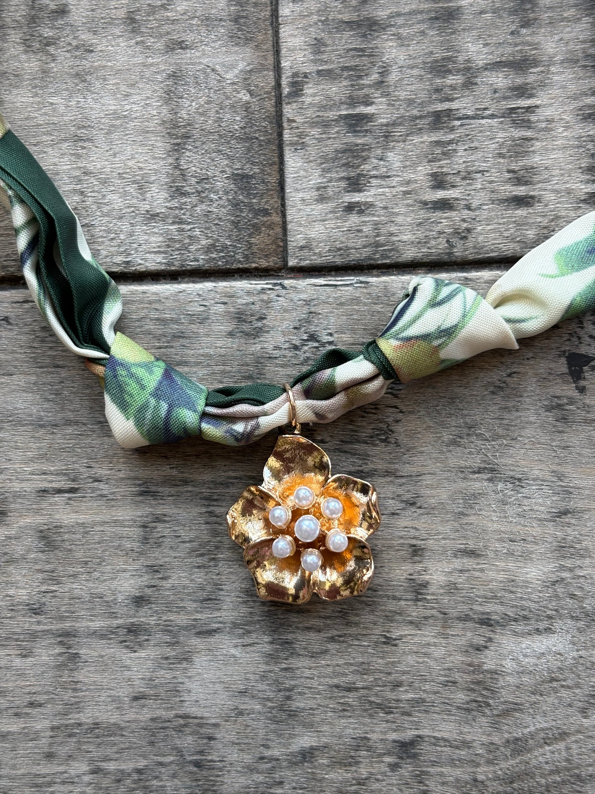 Scarf Charm Necklace
