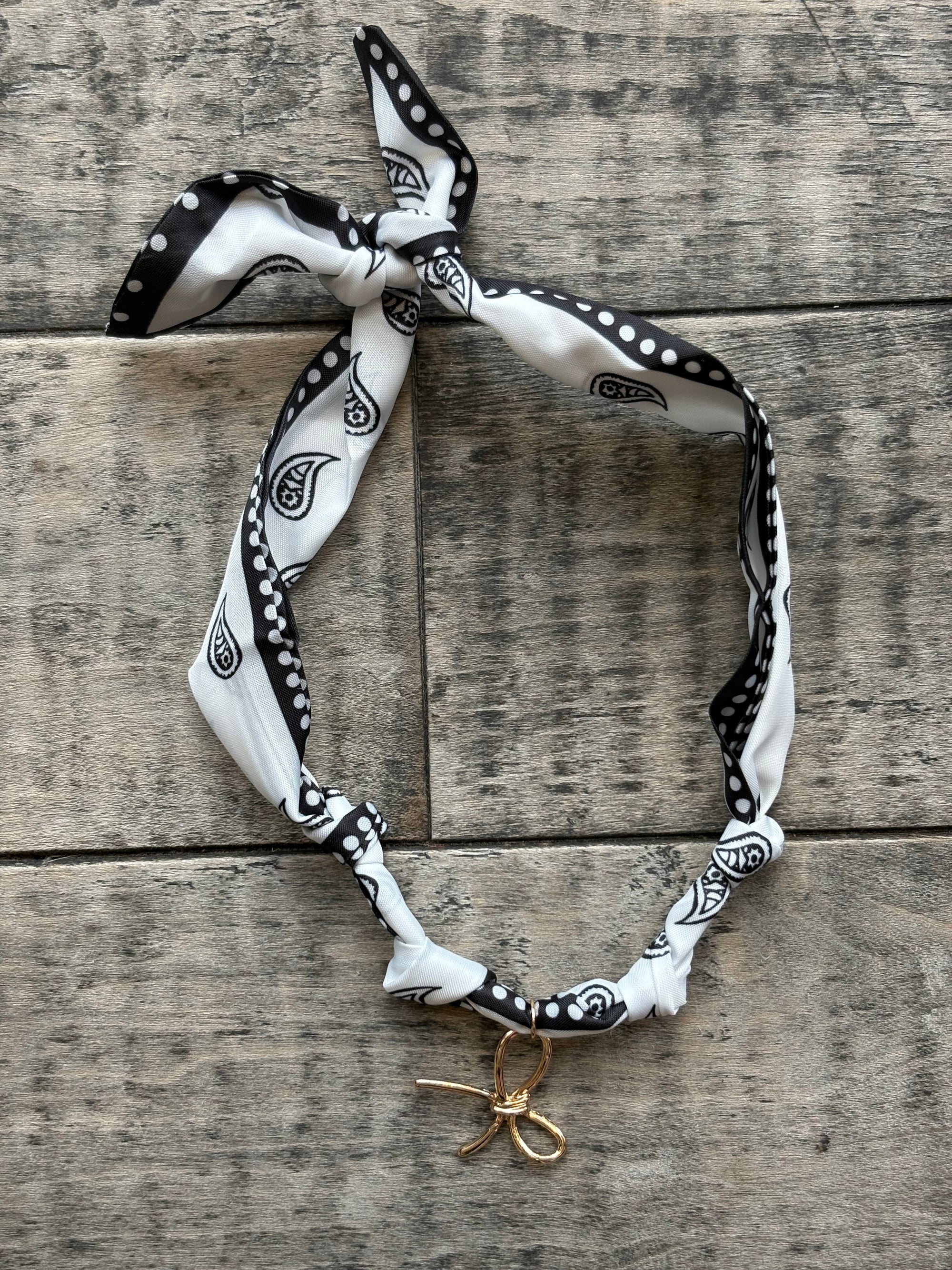 Scarf Charm Necklace