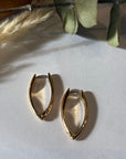 Oval Hoop Earrings