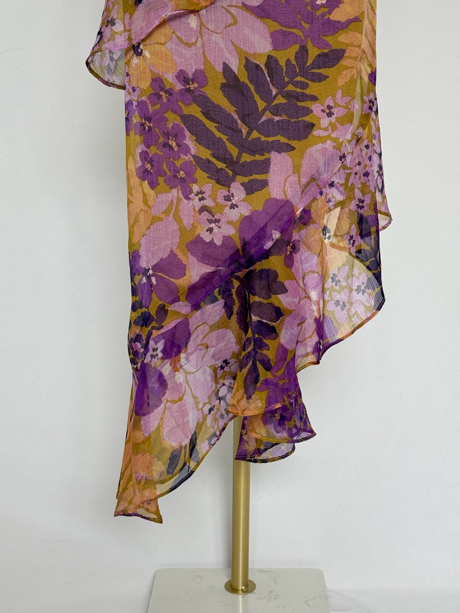 LUPINE BLOOM Floral Maxi Dress