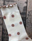 Polka Dot Crew Socks