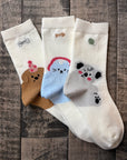 Pattern Crew Socks