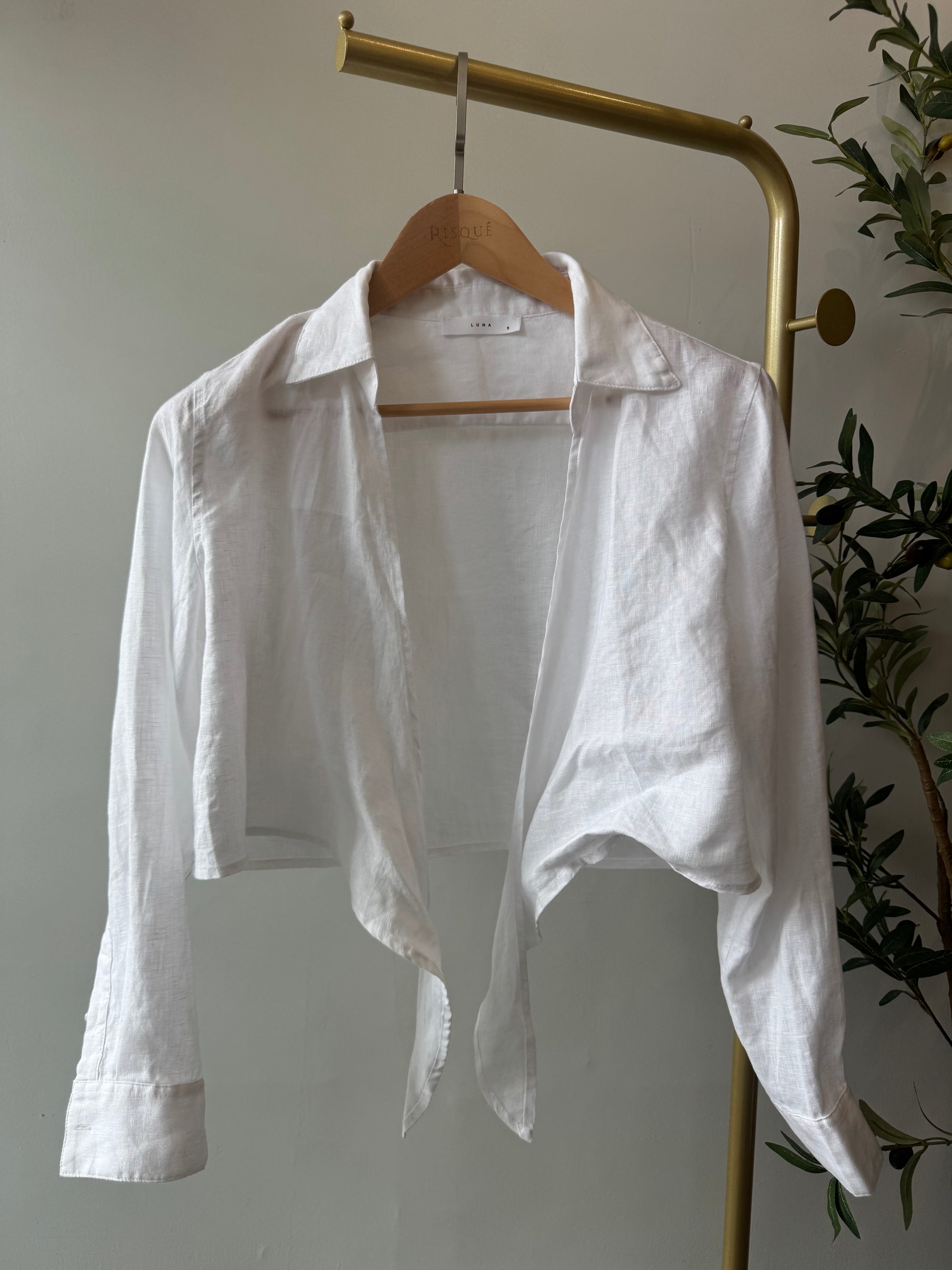 GIULIETTA Linen Top
