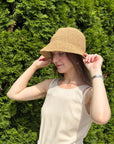 Straw Bucket Hat