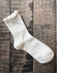 Ruffle Trim Socks