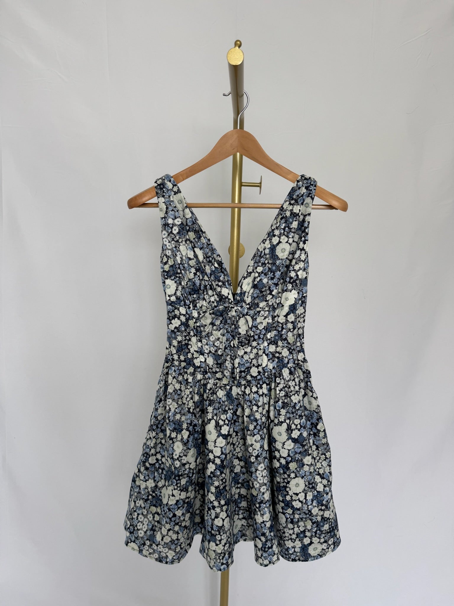 NAVY DAISY Mini Dress