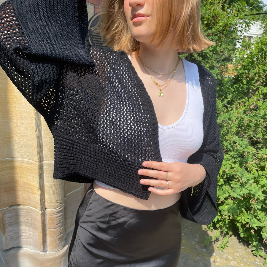 SOFTIE  Eyelet Cardigan