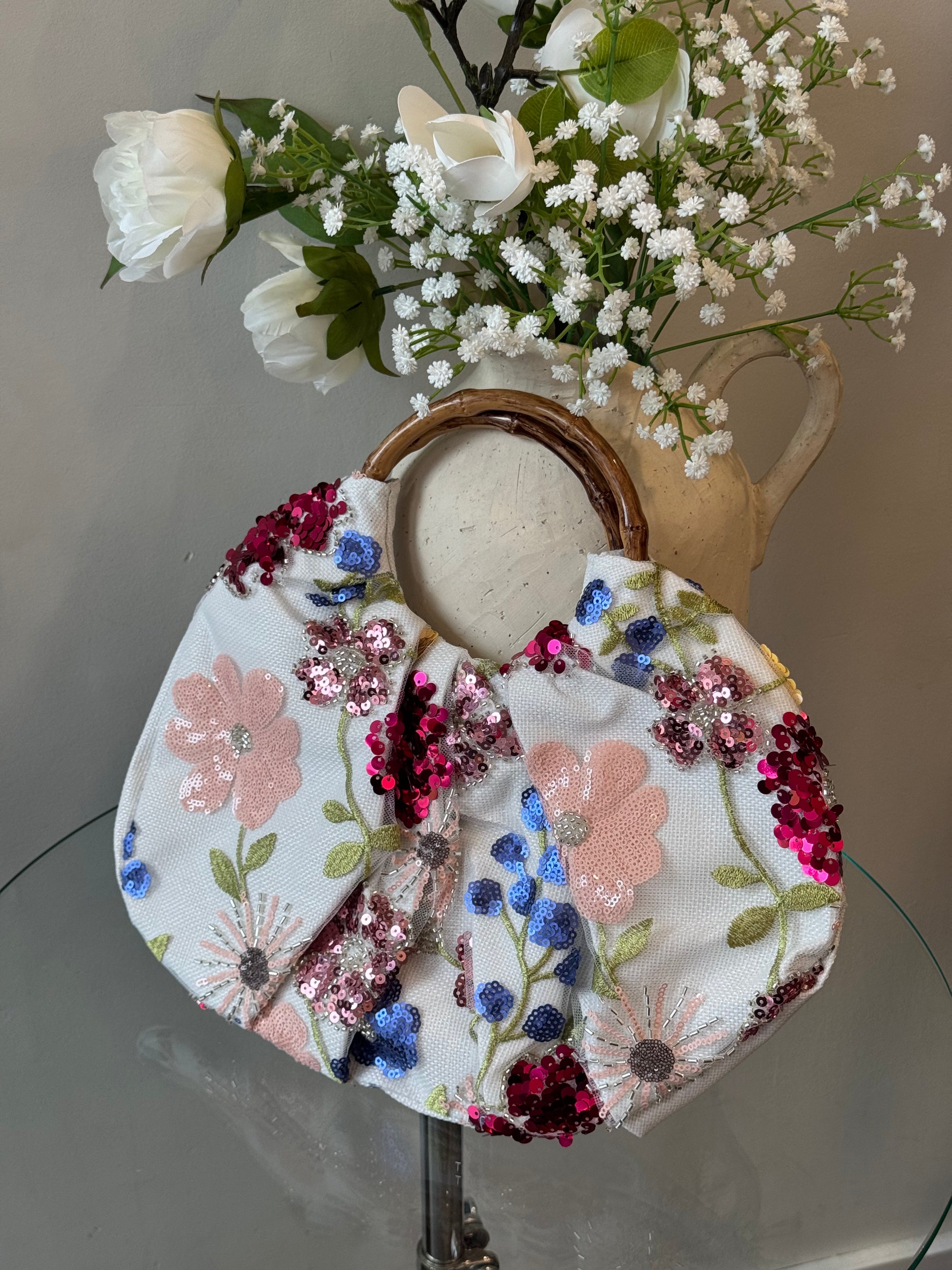Sequins Flower Bag