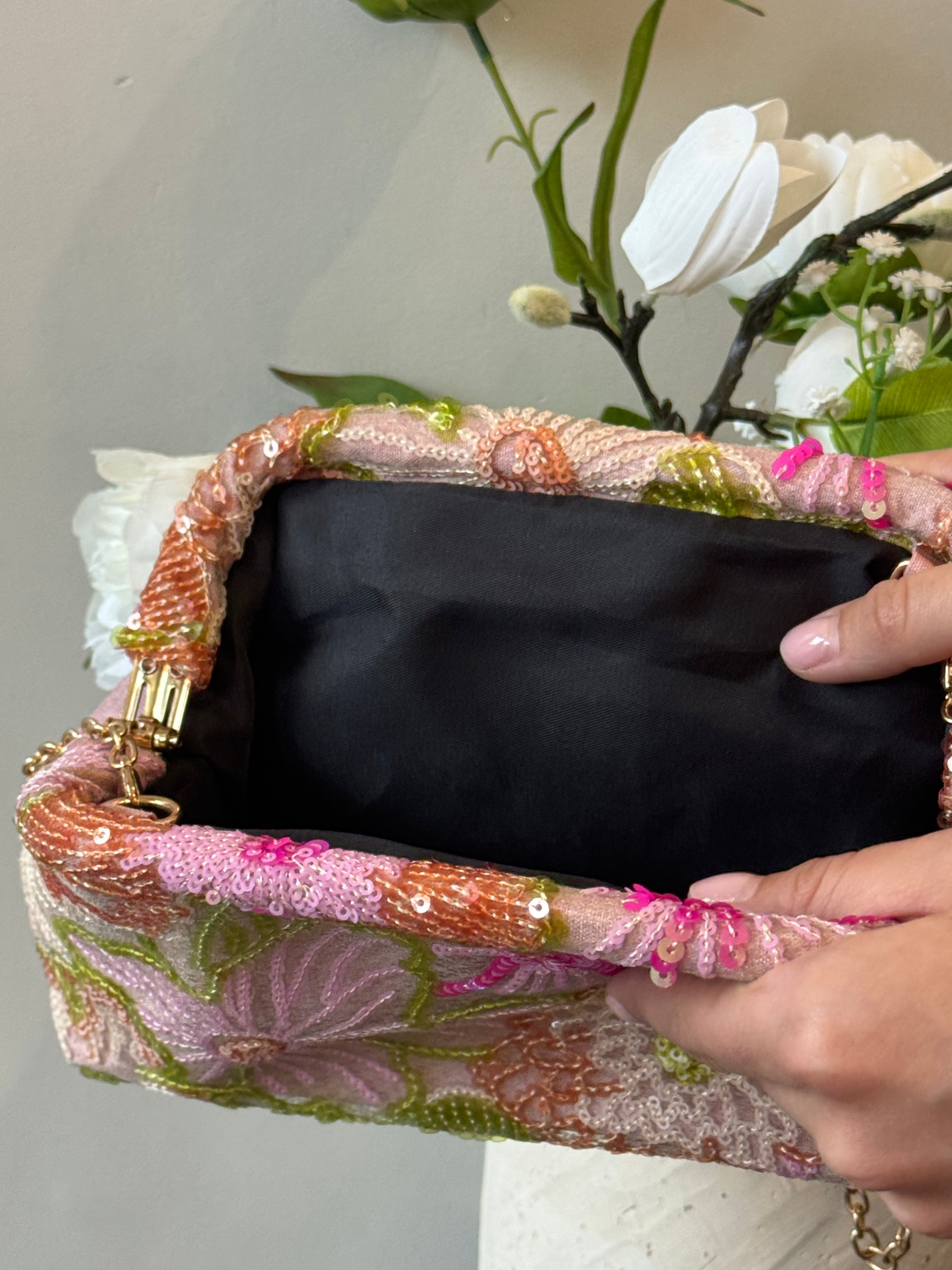 Sequins Flower Bag