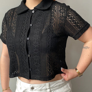 LANE Crochet Shirt