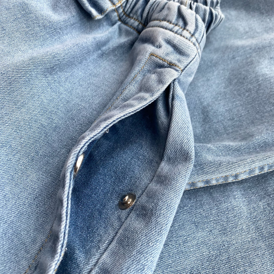 MARTINE Cargo Denim Skirt