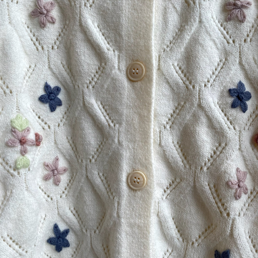 RETRO Floral Cardigan