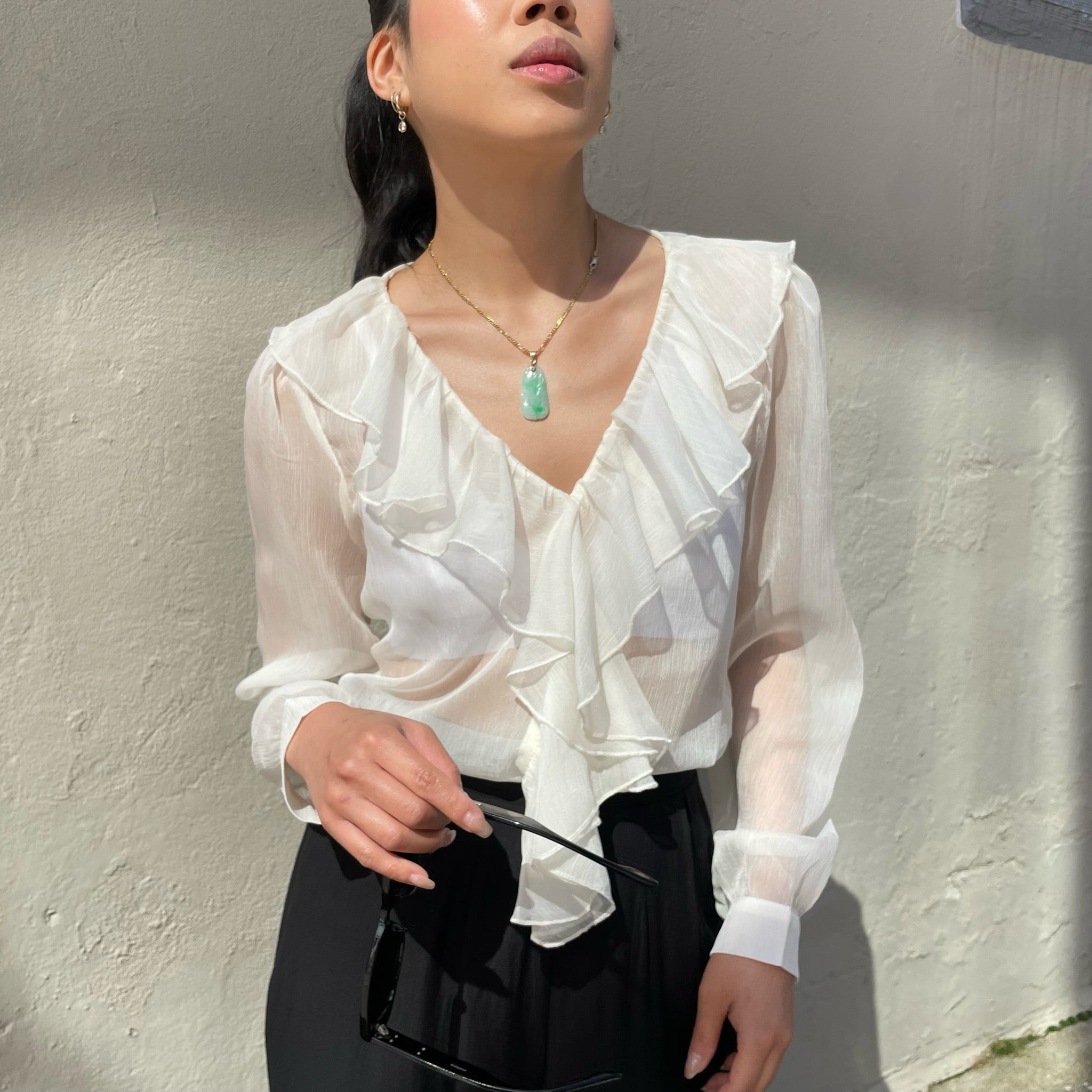 VIENNA Ruffle Shirt – Risqué Clothing
