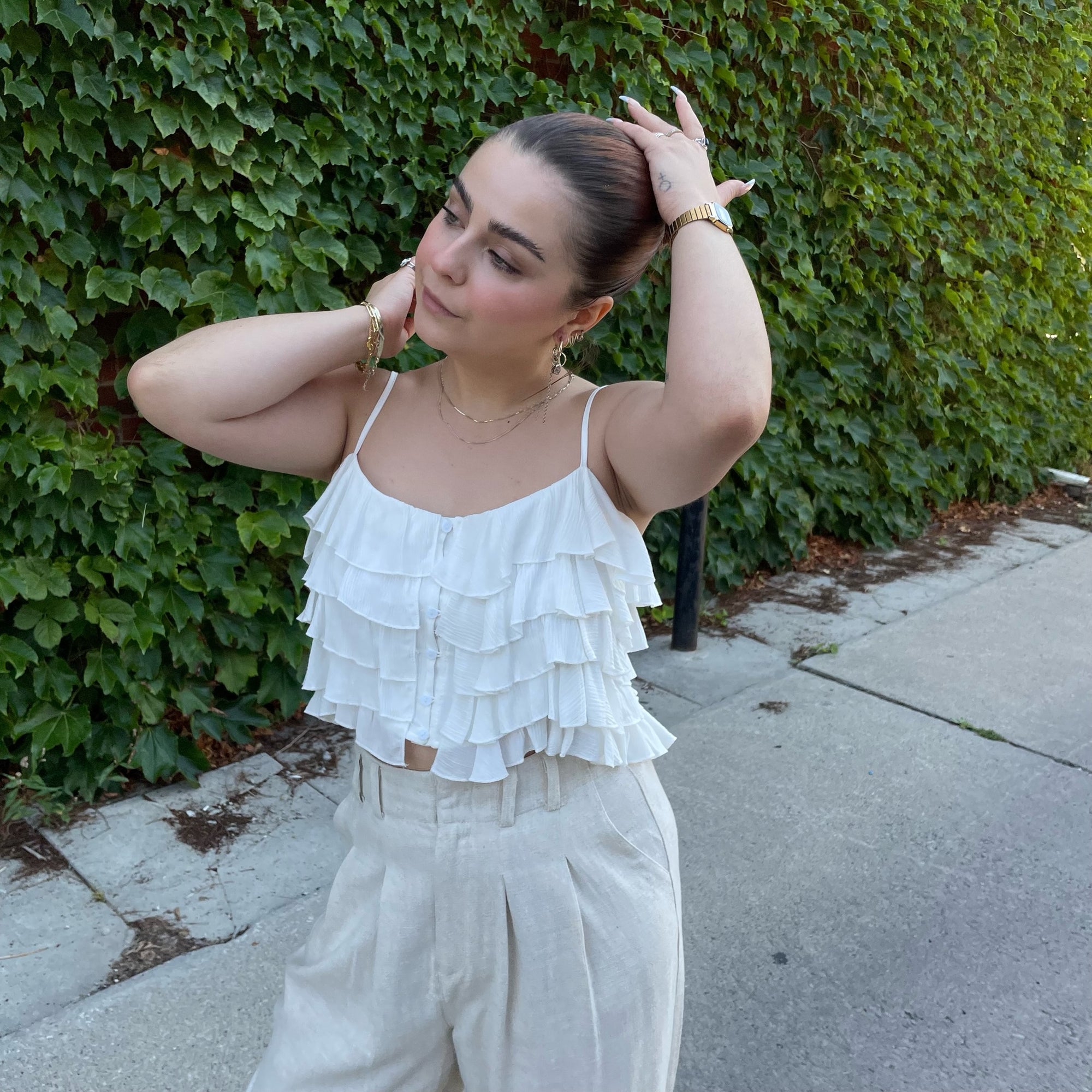 LIVIA Ruffle Top