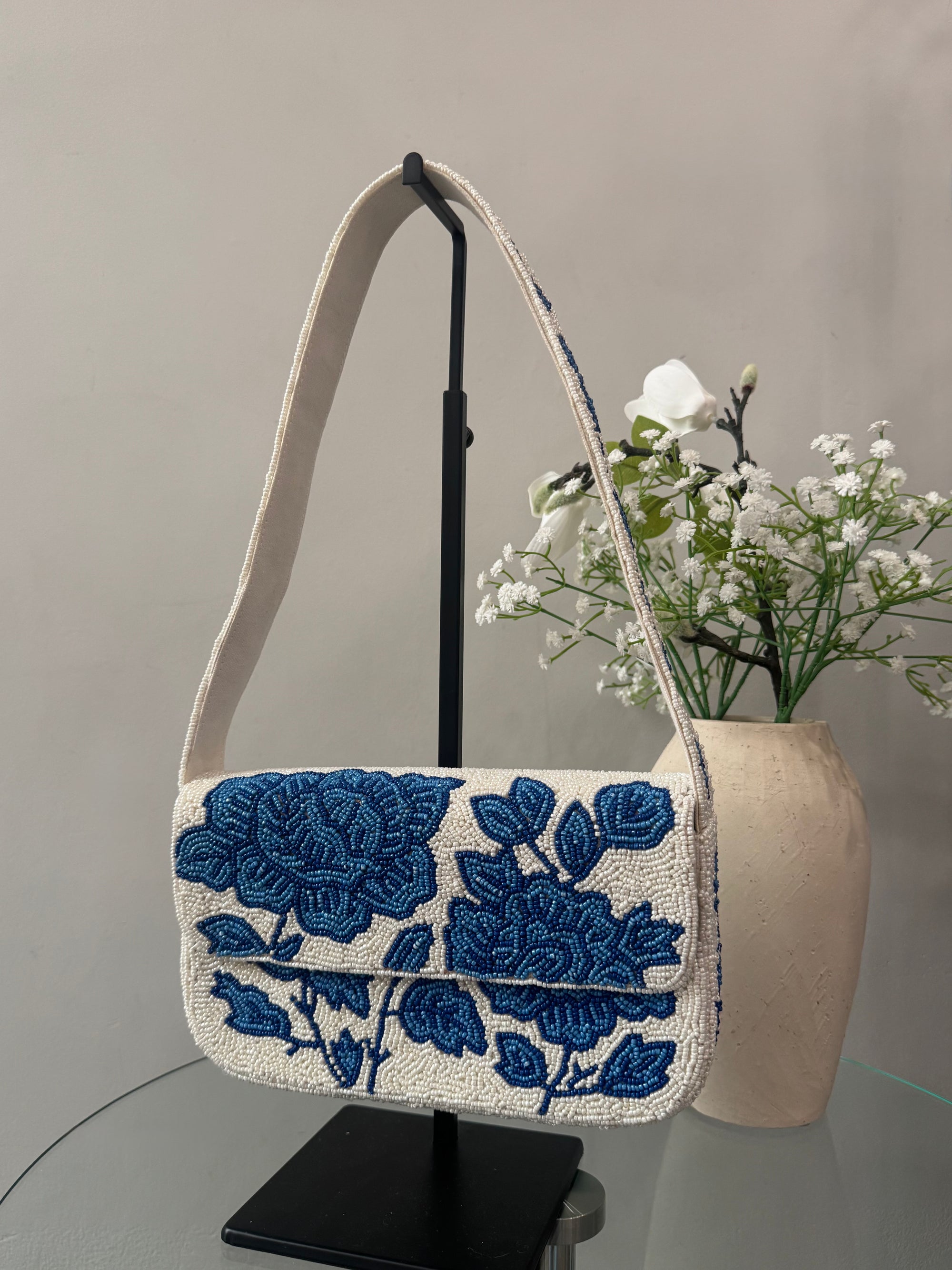 Beaded Flower Bag
