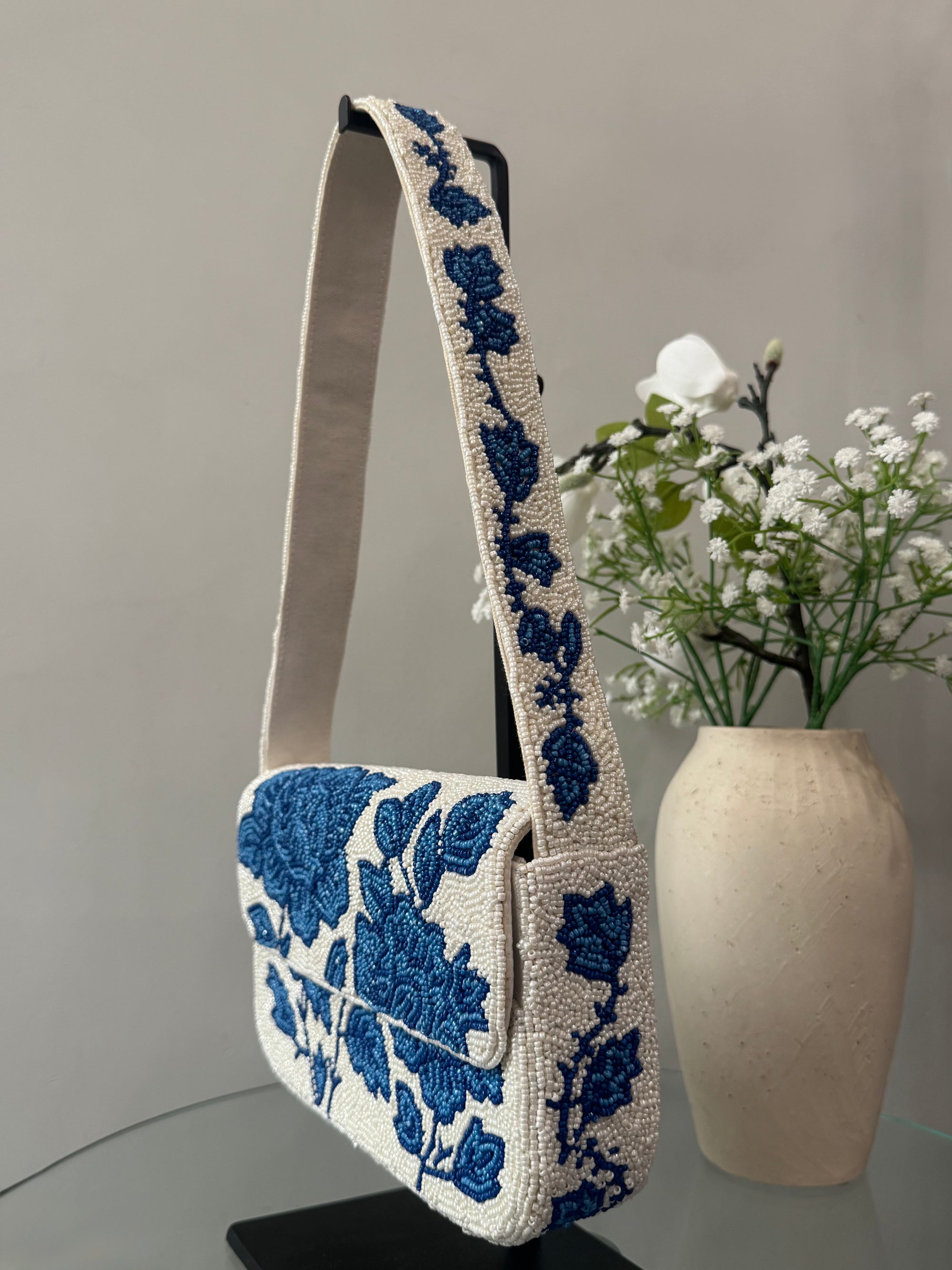 Beaded Flower Bag