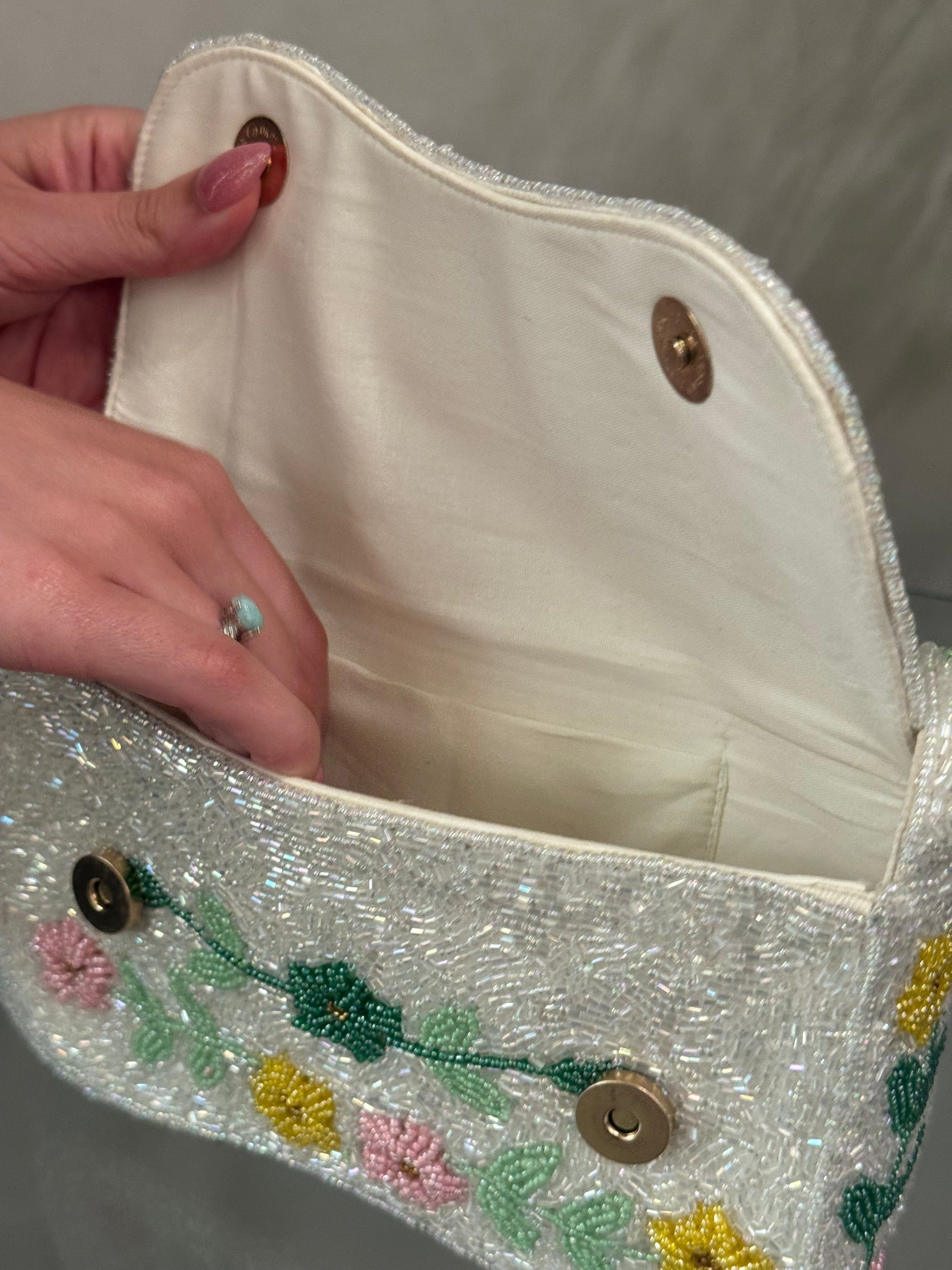 Beaded Flower Bag