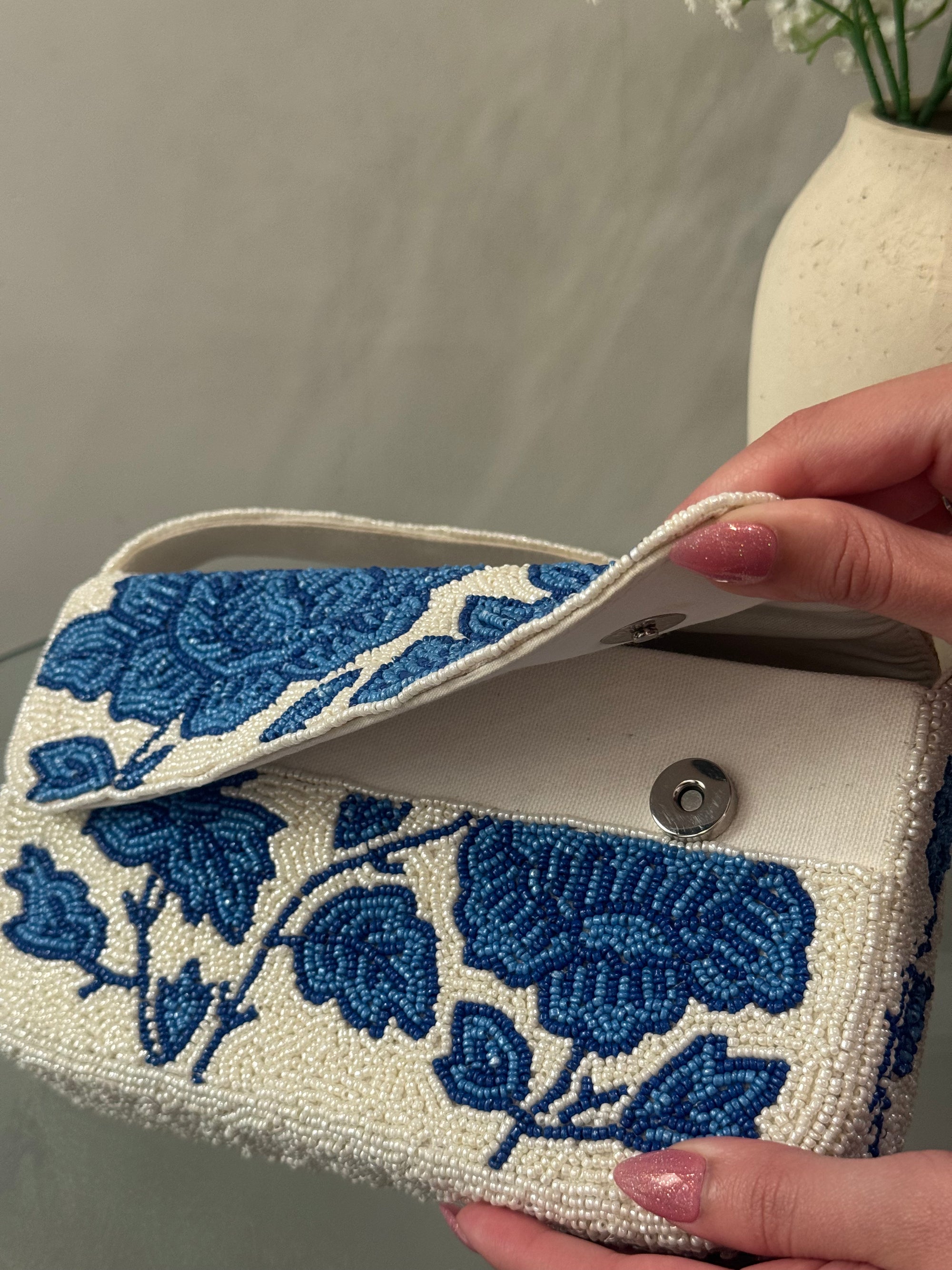 Beaded Flower Bag