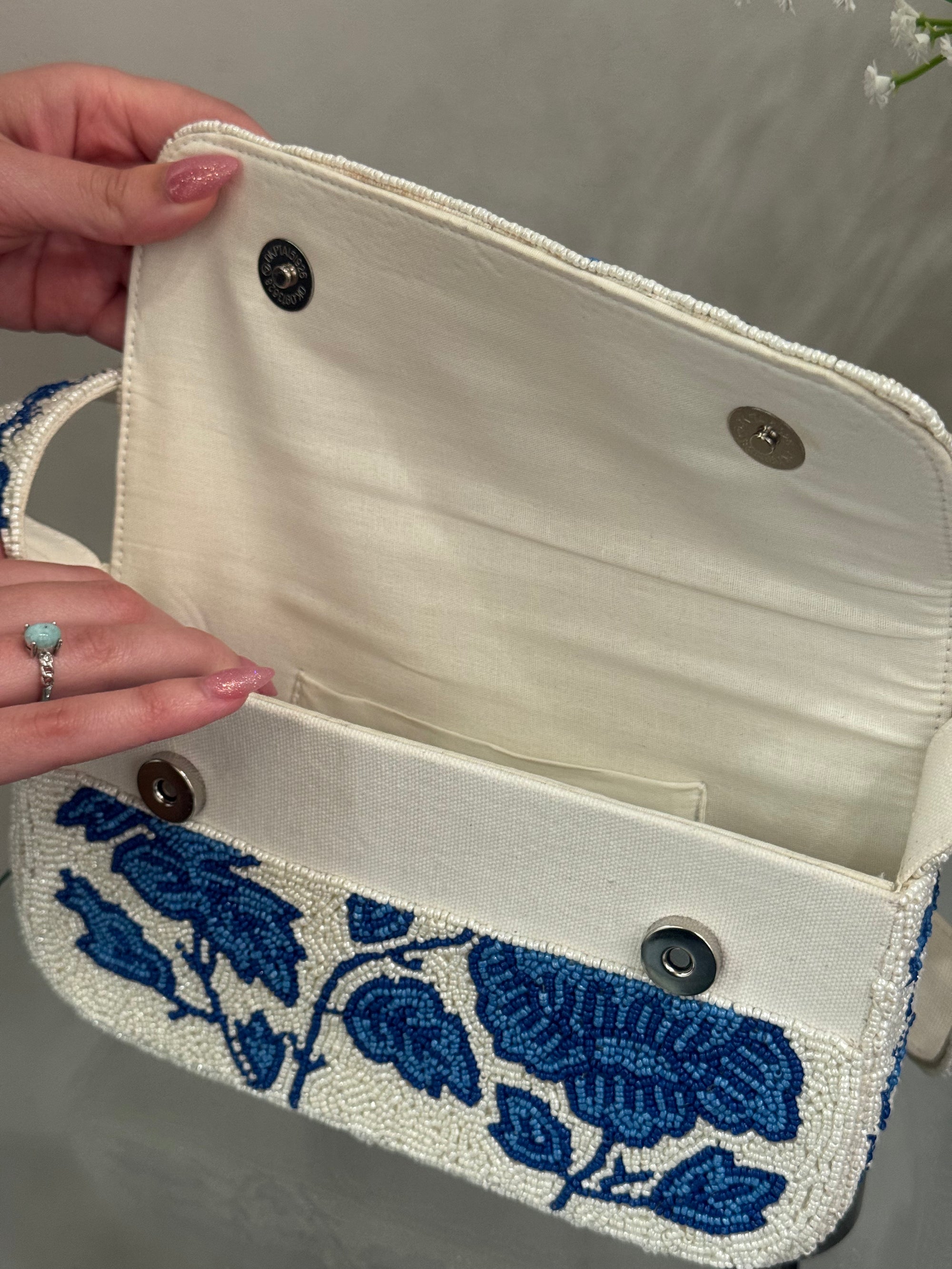 Beaded Flower Bag