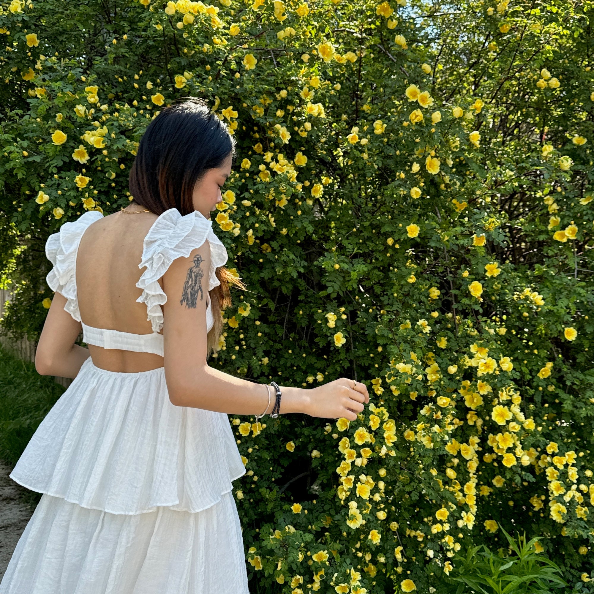 THROUGH THE MEADOW Maxi Dress