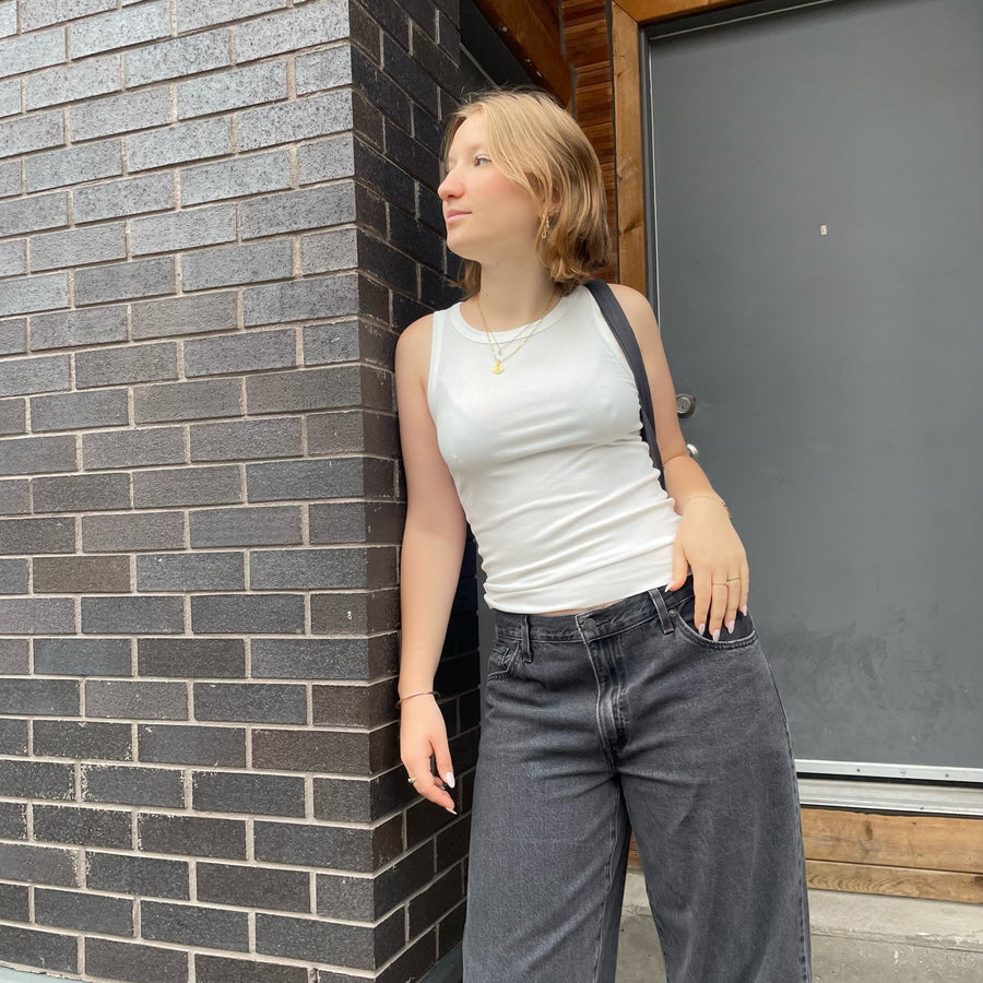 JOANIE Ribbed Tank