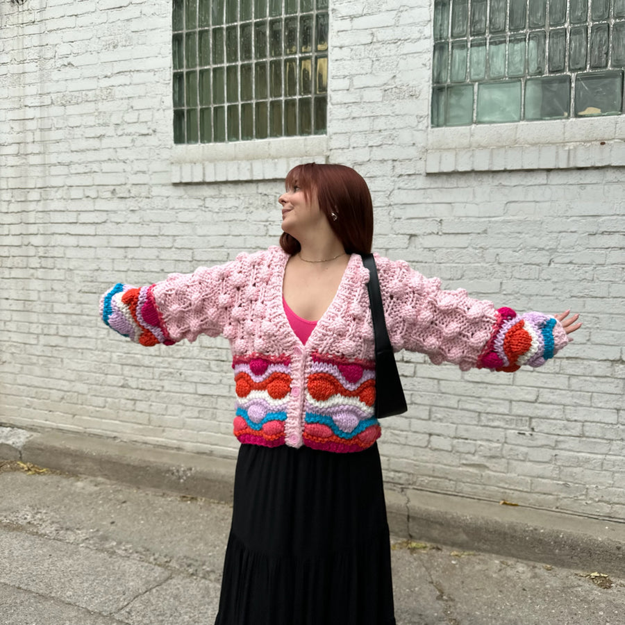 BUBBLE GUM Cardigan