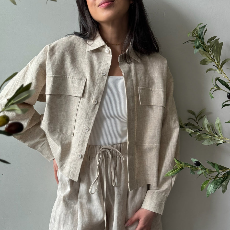 THE ACCLAIMED Linen Jacket