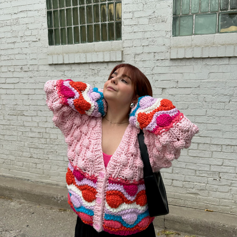 BUBBLE GUM Cardigan