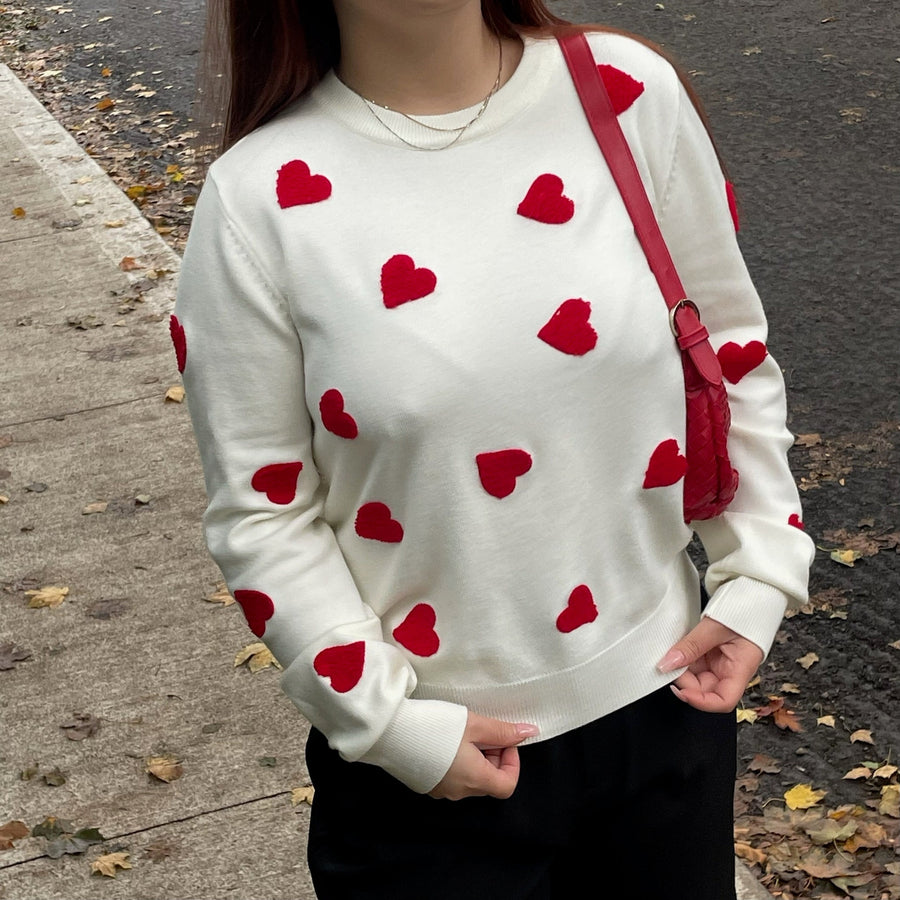 DANCING HEARTS Sweater