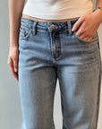 Silver LOOSE AND LOW Jeans
