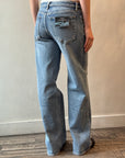 Silver LOOSE AND LOW Jeans