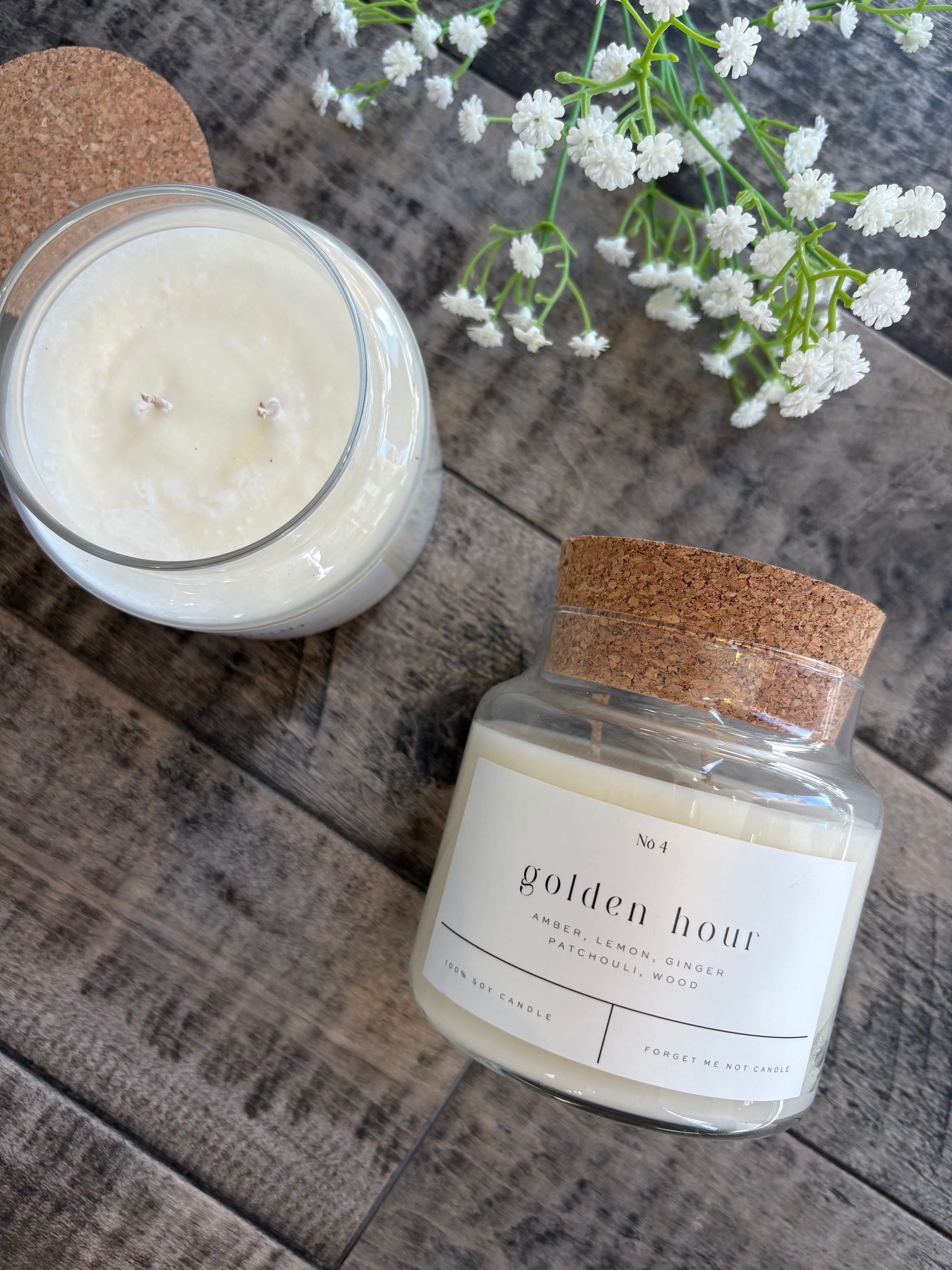 GOLDEN HOUR Glass Candle