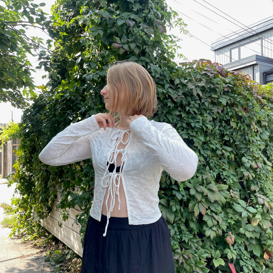 BEATRIX Tie Front Cardigan