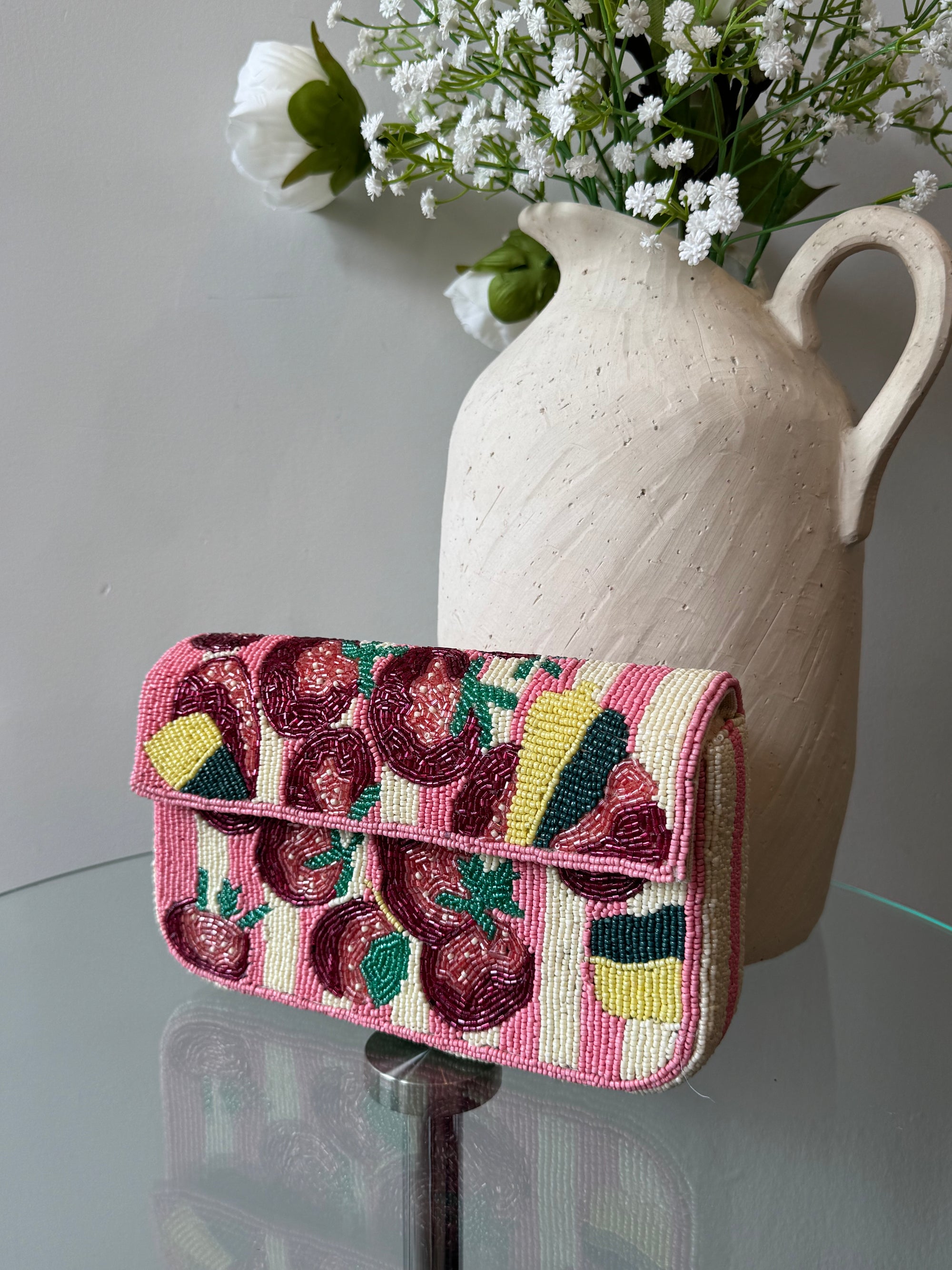 Beaded Shoulder Bag