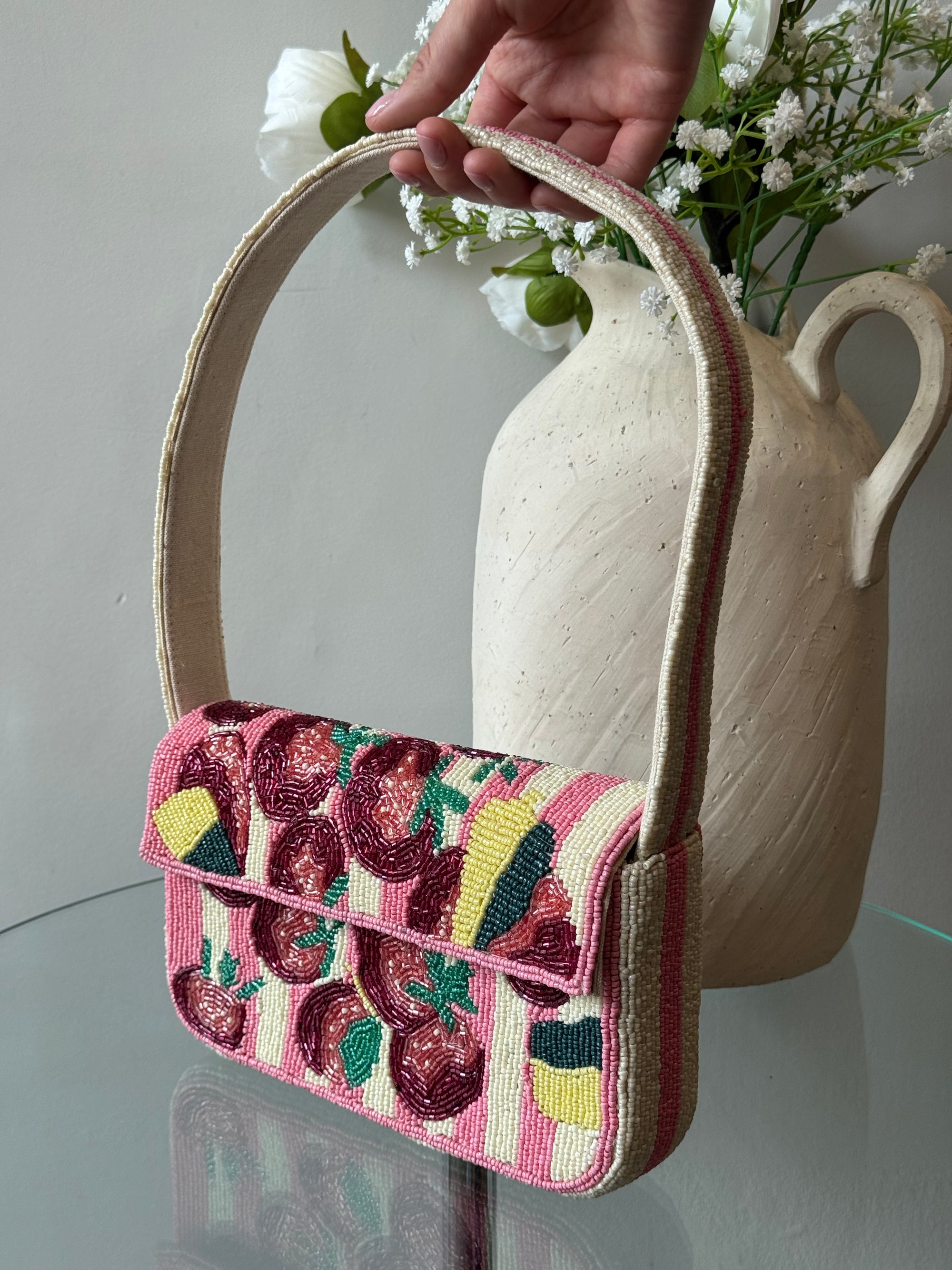 Beaded Shoulder Bag
