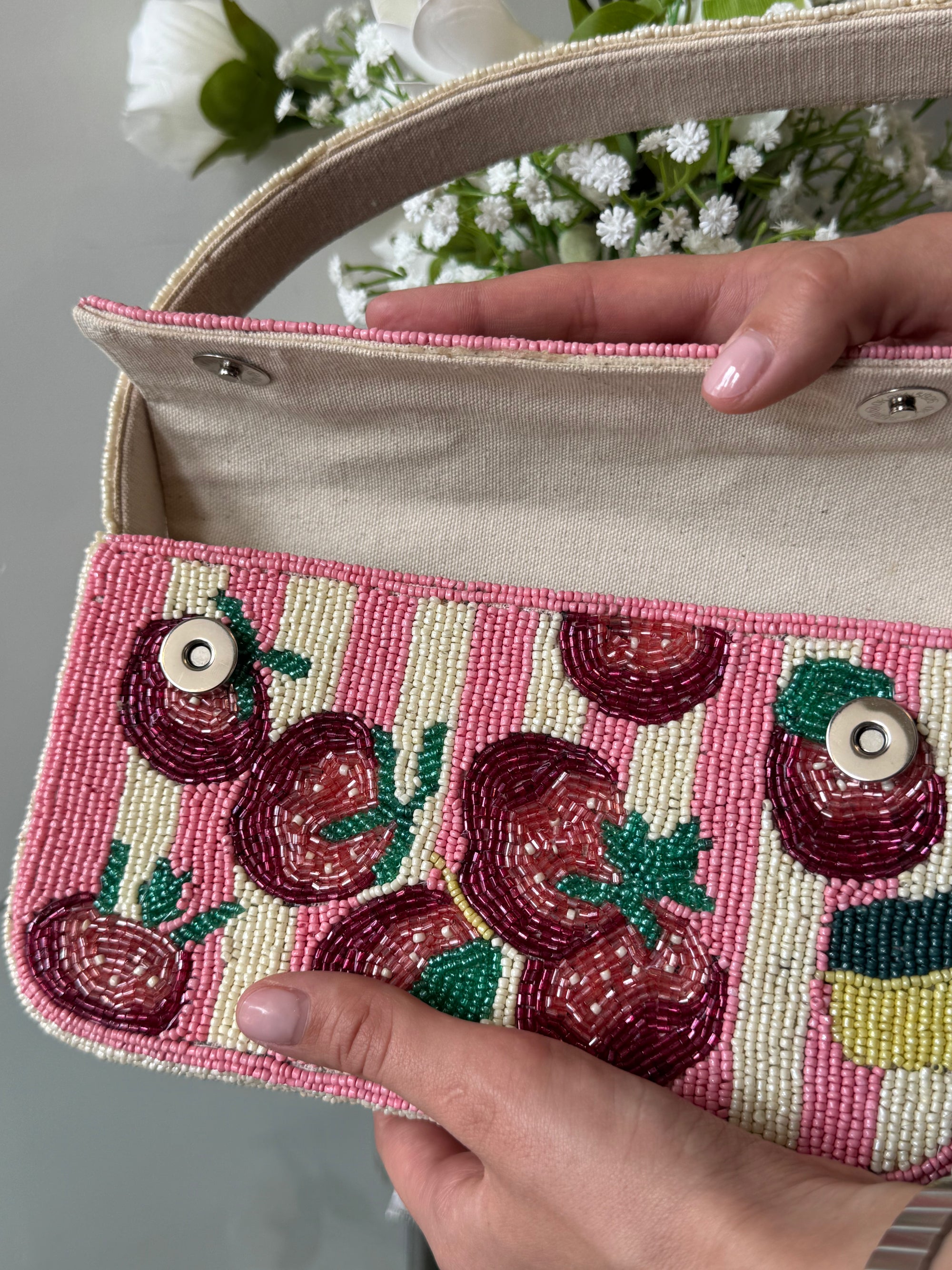 Beaded Shoulder Bag