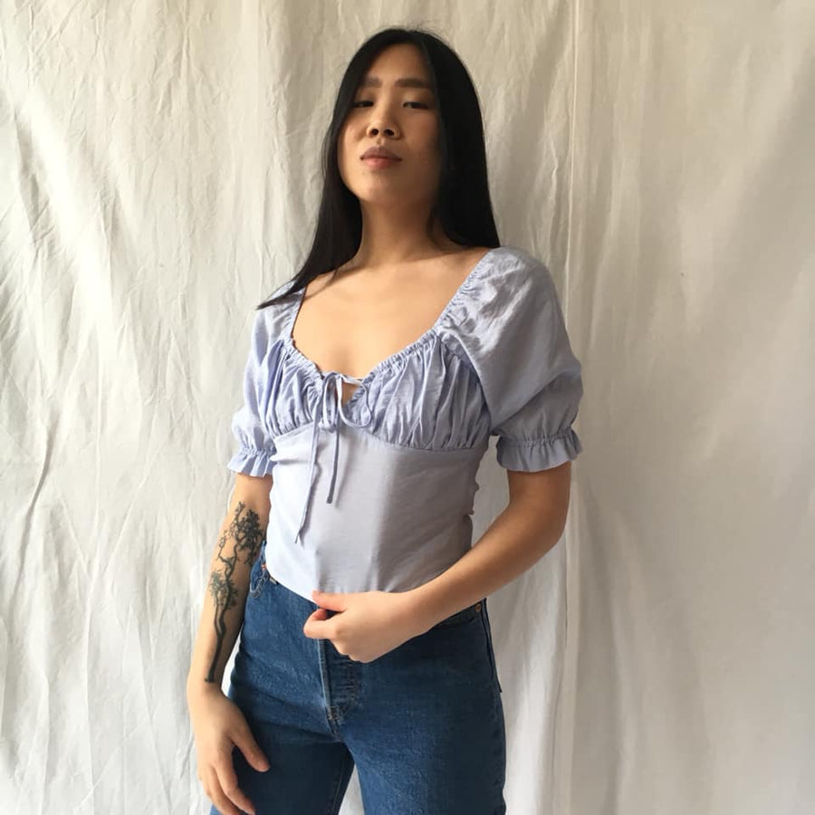 ALINA Short Sleeve Crop Top