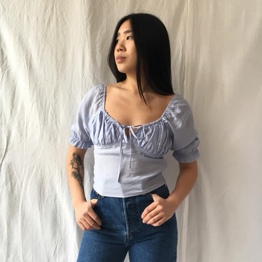 ALINA Short Sleeve Crop Top
